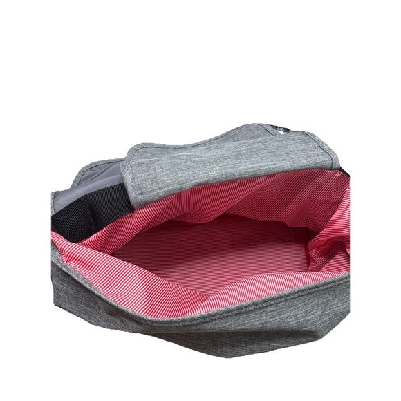 Journeyman Messenger Bag Men's Gray Cell Pocket Flap Closure Shoulder Strap NWT - Picture 7 of 11